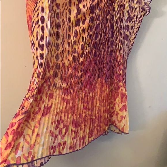 Flowy accordion top with flutter sleeves from Cato - Picture 6 of 6